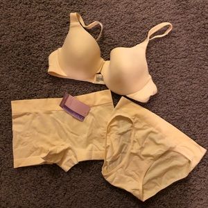Bra and panty set.